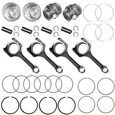 Kit de pistón y varilla de conexión 23040-2G500 de 4 piezas para Kia Optima Sorento 2011-2013 2,4 L Foto 1 de 4