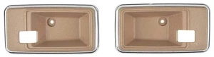 OER Camel Tan Inner Door Handle Escutcheon 1977-1981 Firebird, Camaro and... - Picture 1 of 3