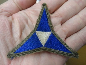 WWII 3rd Corp Patch / ESTATE SCRAPBOOK - Picture 1 of 3