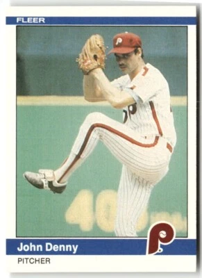 1984 Fleer - #27 John Denny - Image 1 of 2