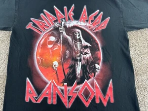 Trippie Redd Shirt Men's Medium Ransom Grim Reaper Skeleton Skulls Rap T - Picture 1 of 7