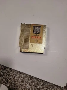 nintendo nes legend of zelda gold cartridge - Picture 1 of 5