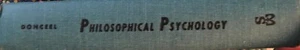 PHILOSOPHICAL PSYCHOLOGY, B\YT J. F. DONCEEL, SECOND EDITION, FOURTH PRINTING, - Picture 1 of 12