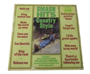 Smash Hits Country Style 33RPM LP Vinyl 1970 Music For Pleasure MFPA 8187 Tested - Picture 1 of 15