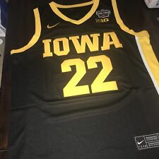 Iowa Hawkeyes Caitlin Clark #22 Unisex Black Official Game Jersey Large