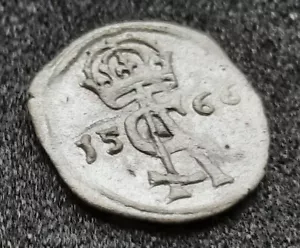 Moneda de plata de 2 denarios Lituania 1566. Segismundo II Augusto - Imagen 1 de 3