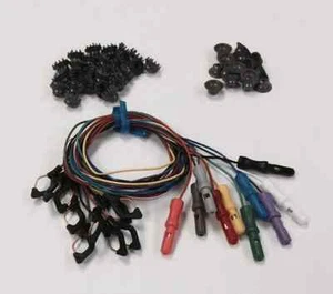 Pkg of 25 Disposable/Reusable Dry Electrodes, 15 EEG Cup Electrodes,10x 18"wires - Picture 1 of 1