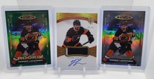2022 Upper Deck Ultimate Tanner Laczynski Debut Threads Auto #/99  plus 2 Flyers