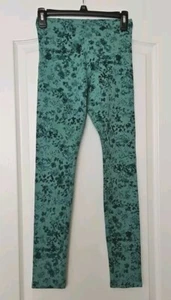 OLD NAVY GIRLS XXL 18 Green Floral Pull On Leggings 24x28 NWT - Picture 1 of 7