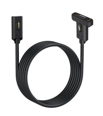 USB C 4.0 PD Charging Panel Mount Cable 240W 5A 40Gbps  | Female to Female  - Image 1 of 4