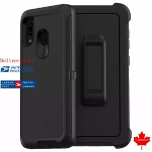 Funda/Funda híbrida resistente para Samsung Galaxy A20/A30 (Clip Fit Otterbox Defender - Imagen 1 de 21