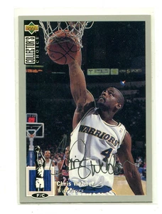 1994-95 Choice Silver Signature #4 Chris Webber Golden St. Warriors - Picture 1 of 1