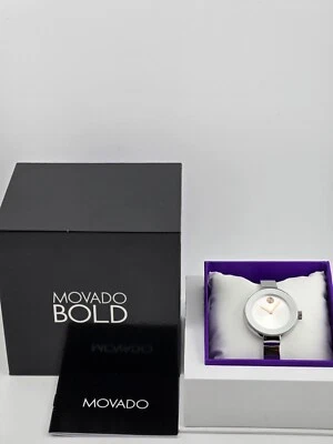 Movado Bold Women's Silver Dial Stainless Steel Watch - 3600194 ($495 MSRP) - Image 1 of 4