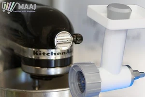 FLEISCHWOLF UNIVERSALWOLF FÜR KITCHENAID MEAT MINCER UNIVERSAL VON MESSERSCHMIDT - Picture 1 of 9