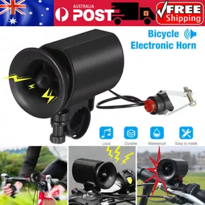 Super Loud Bike Electric Horn 6 Sound Bicycle Bell Ring Alarm Safety Cycling New - Picture 1 of 10