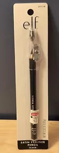 Elf Satin Eyeliner Pencil w/Sharpener, Black 21119 - Picture 1 of 1