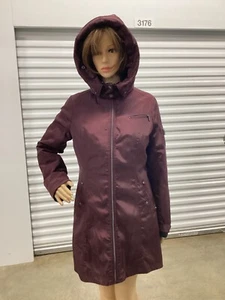 Tahari Winter Hooded Coat Removable Lining Size S/M - Picture 1 of 10