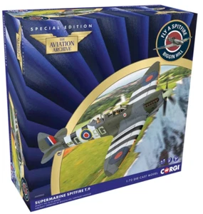 Corgi Supermarine Spitfire T.9 -Biggin Hill Heritage 1:72 Scale Airplane AA29202 - Picture 1 of 3