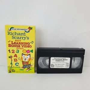 Richard Scarrys Best Learning Songs Video Ever (VHS, 1993) Random House Inc - Picture 1 of 5