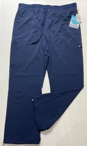 Urbane Performance Womens XL Quick Cool Toggle Hem Scrub Pants Stretch Navy NWT - Picture 1 of 12