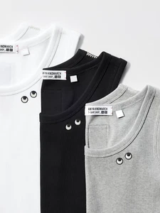 Camiseta sin mangas Uniqlo X Anya Hindmarch T4Tank 2025 acanalada S - XXL 477650 NUEVA JAPÓN - Imagen 1 de 11