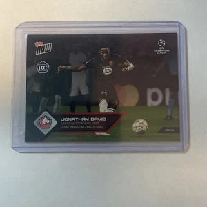 2021 UEFA Champions League Topps Now Jonathan David #66 Lille Canada Rookie RC - Picture 1 of 2
