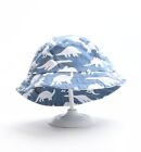 NEXT Boys Blue Geometric 100% Cotton Bucket Hat One Size - Star Detail, Dinosaur