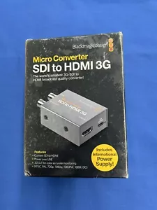 Blackmagic Design Micro Converter SDI to HDMI 3G (with Power Supply) New In Box - Picture 1 of 4