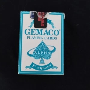 GEMACO ALPHA SERIES Playing Cards Lucky Eagle Casino Retired Cut Corners EUC - Picture 1 of 17