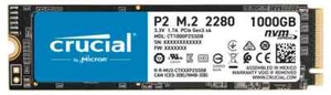 Fast Crucial P2 1TB M.2 PCIe Gen3 NVMe Internal SSD 2400MB/s CT1000P2SSD8 - Afbeelding 1 van 1