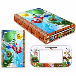 219 Skin Sticker Cover Cartoon Soft for Nintendo Wii U Console & Controller - Picture 1 of 44