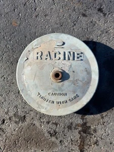 Vintage 9" RACINE Hydraulic Tank Cover Cap - Picture 1 of 2