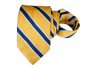 BREUER TIE MEN'S TIE YELLOW/STRIPED WIDTH: 3.50" LENGTH: 60" - Image 1 of 3