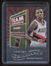 2012-13 Panini Brilliance Damian Lillard #9 Team Tomorrow Foil Rookie Insert RC 