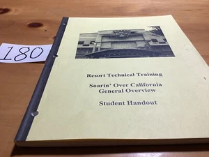 Disneyland Resort Behind The Scenes Soaring Over Cal Mickey Technical Training - Picture 1 of 8