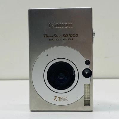 Canon PowerShot SD1000 7.1MP Digital ELPH Camera (See Description) - Image 1 of 4