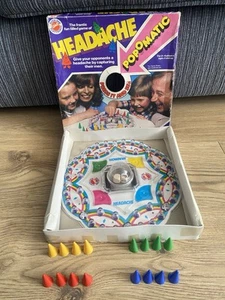 Headache Pop-O-Matic Game Peter Pan Playthings 1978 100% Complete Vintage - Picture 1 of 6