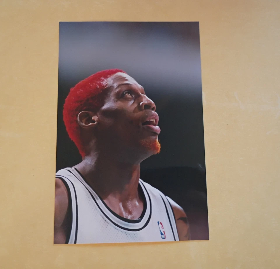 Foto tipo 1 de Dennis Rodman San Antonio Spurs 4x6 Hw3545 Foto 1 de 1