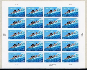 United States 2009 50th Anniversary Hawaii Statehood Full Sheet Mint XF OG NH - Picture 1 of 1