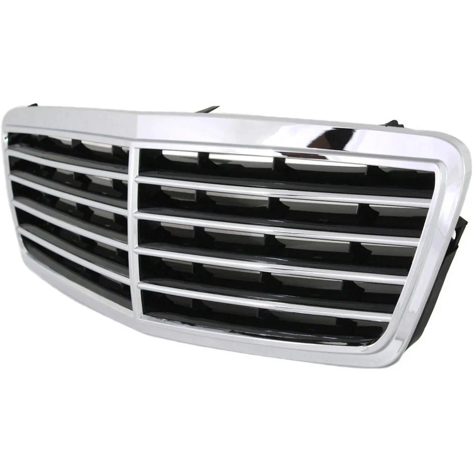Grille Chrome Shell with Black For 2003-2007 Mercedes-Benz C230 C240 C280 Front Foto 1 de 4