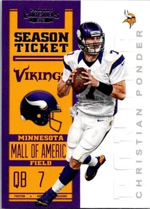 2012 Panini Contenders #53 Christian Ponder - Bild 1 von 2