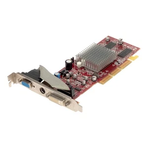 Graphics Card ATI RADEON 9250 128MB R92LE AGP D-SUB S-VIDEO DVI-I - Picture 1 of 3