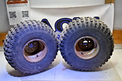 P5-8 Set Rear Wheels Rims Tires 8 Inch 89-94 Yamaha YFA125 YFA1F Breeze 125 93 - Image 1 of 4