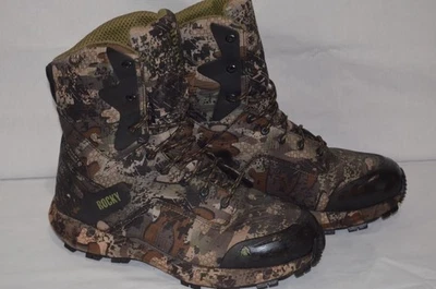 Botas Rocky Exterior Para Hombre Cabeza Ancha Con Cordones Trail Camufladas Talla 10 Foto 1 de 4