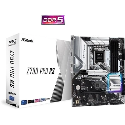 Asrock Z790 PRO RS Ddr5 Motherboard Intel Socket 1700 14+1+1 Phase Power Design - Image 1 of 1