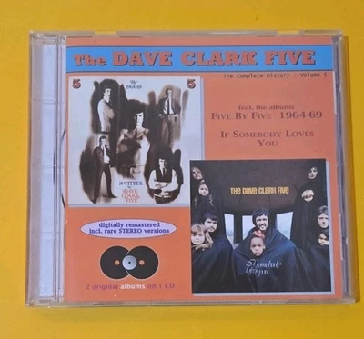 Dave Clark Five Five By Five / If Somebody Loves You CD Import 1994 - Image 1 of 2