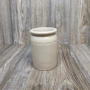 Vintage Hartley Jam Crock Small Stoneware Marked FMF - Picture 1 of 5