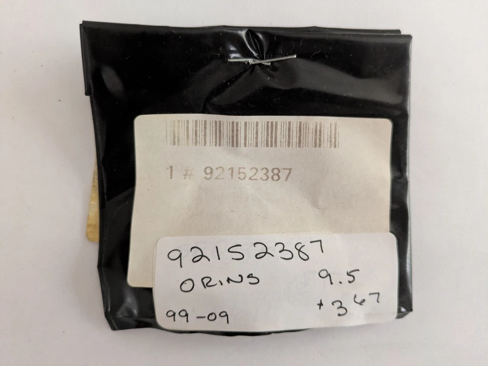 O-ring de direção hidráulica SAAB 92182387 novo NOS original do fabricante 9-3 2003-11, 9-5 1998-09 - Imagem 1 de 1