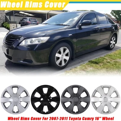 16" Sleek Wheel Covers Hubcap For 2007-2011 Toyota Camry 16'' Steel Wheel - Imagem 1 de 4