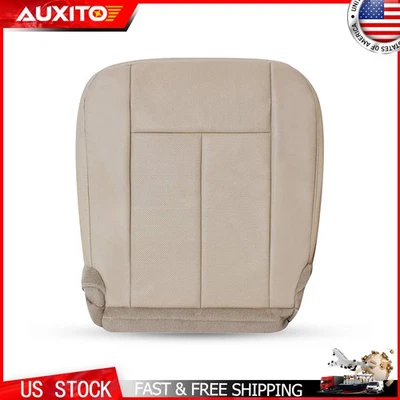 2015 - 2017 Fits Ford Expedition Driver Bottom w/ Perf Leather Seat Cover TAN - Image 1 of 4